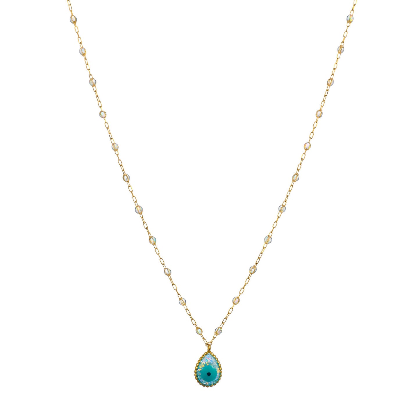 Opal Guardian Necklace - Oria.jewelry