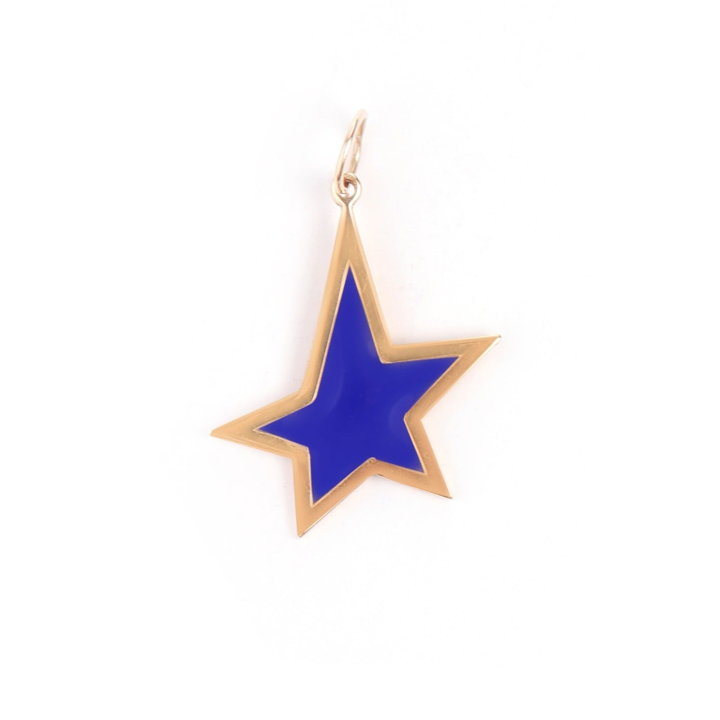 Blue Enamel star - Oria.jewelry