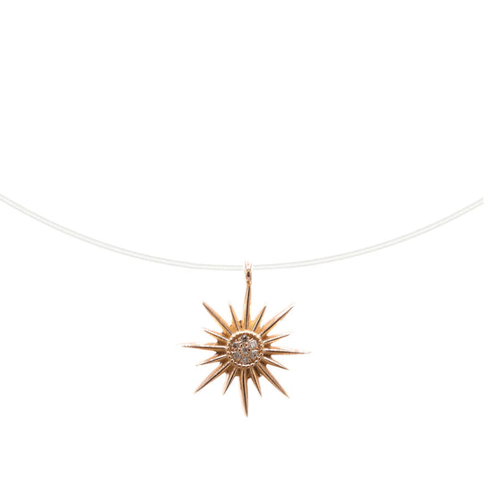 Fishing Line with A Radiant Sun - Oria.jewelry