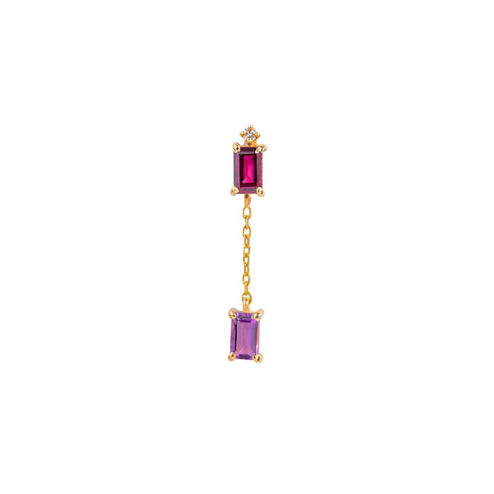 Gemstone Dangling Earrings - Oria.jewelry