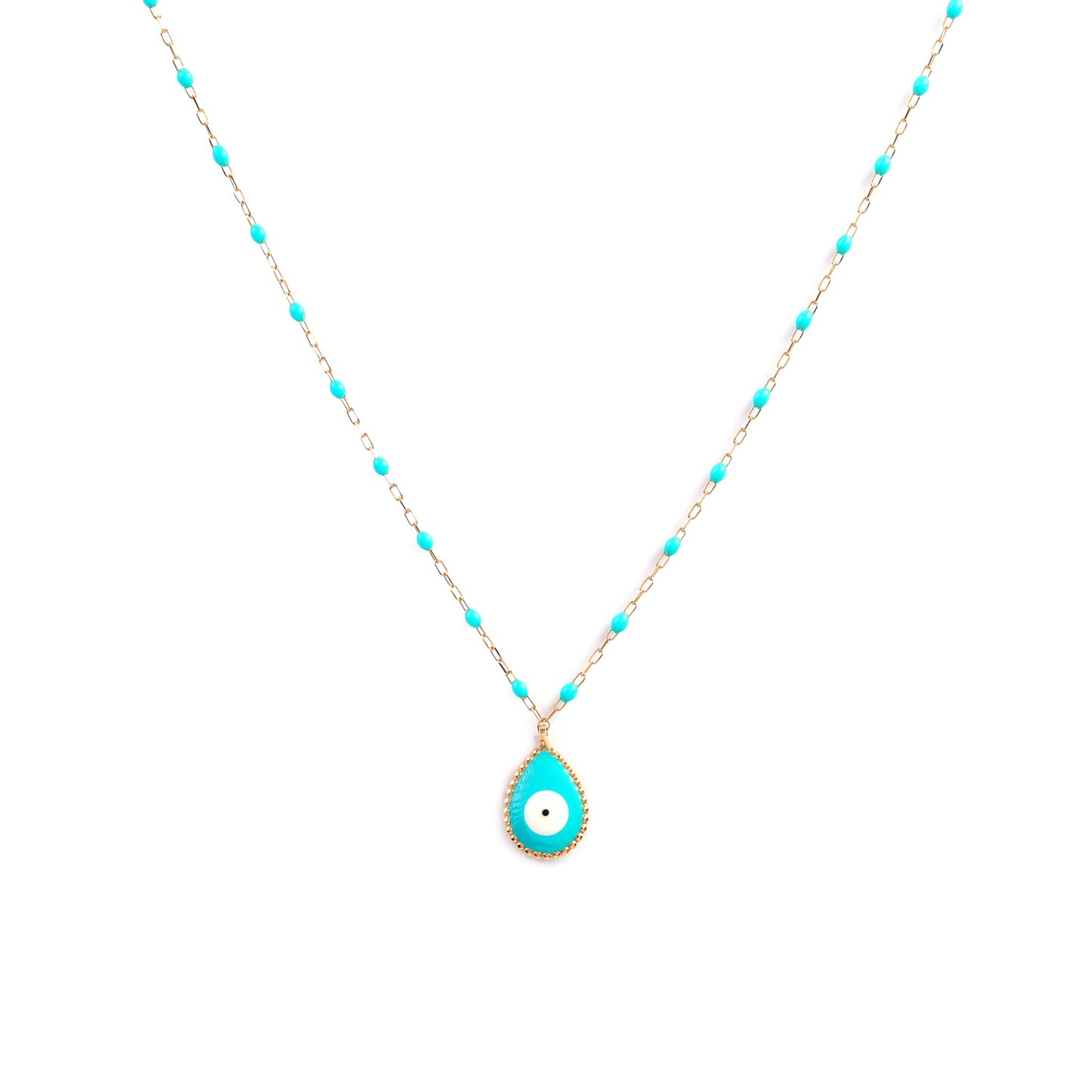 Load image into Gallery viewer, The Ancient eye of protection necklace - Oria.jewelry
