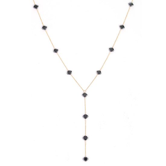The Connected necklace diamond shape - Oria.jewelry