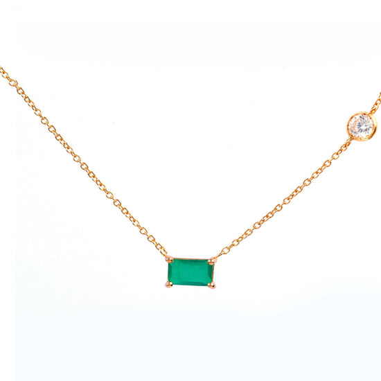 The Emerald Chain Choker - Oria.jewelry