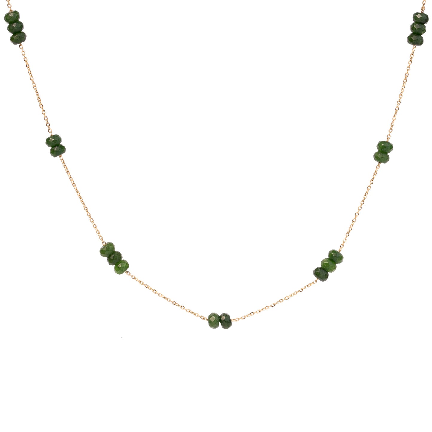 The Emerald Green Choker - Oria.jewelry