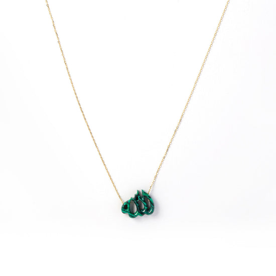 The Green Eternal Necklace - Oria.jewelry
