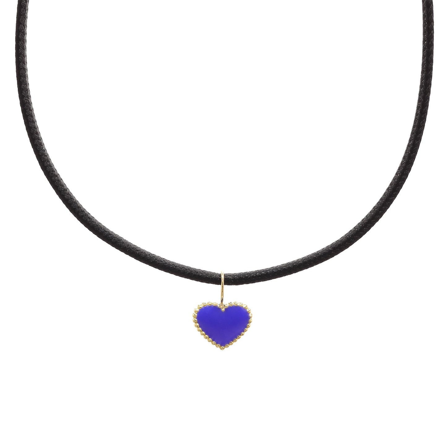 The Magnetic Choker With Amethyst Heart - Oria.jewelry