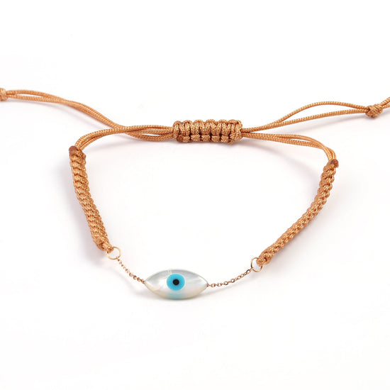 The Oval eye of protection Shamballa bracelet - Oria.jewelry