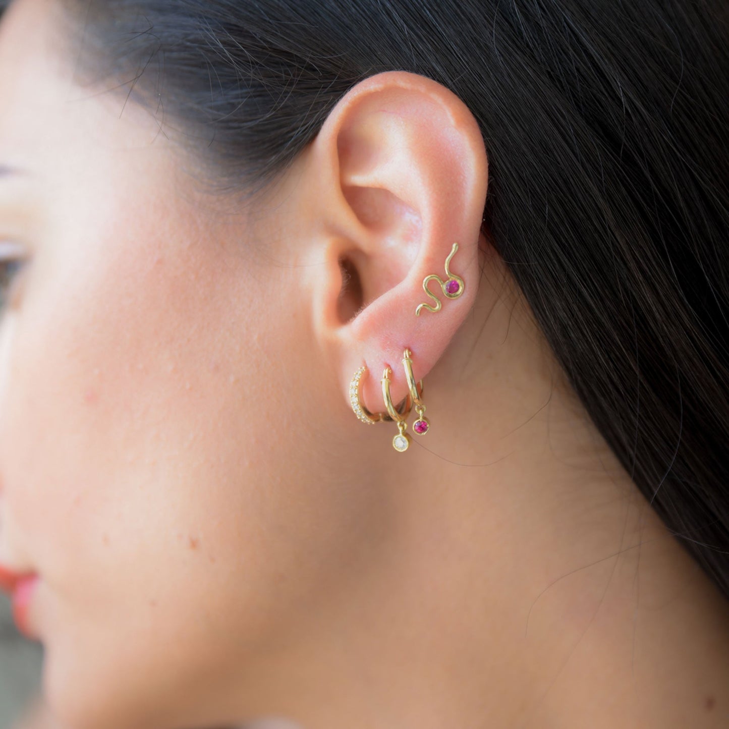 The Serpent Earring - Oria.jewelry
