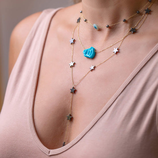 The Turquoise Eternal necklace - Oria.jewelry